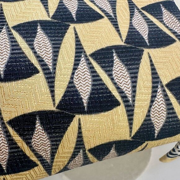 Britches of Georgetown Yellow and Black Geometric Men's Silk Ties - Picture 6 of 7